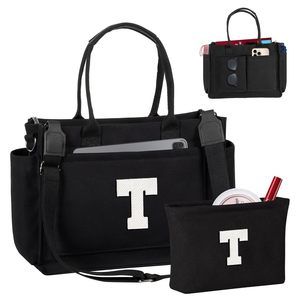 Birthday Gifts Teen Girls, Monogram Heavy-Duty Canvas Tote Bag, Uwu :[